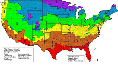 r-value insulation map based on climate in Nebraska